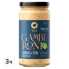 청정원 감베로니 크림 파스타소스, 350g, 3개