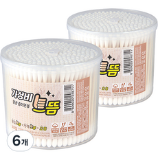 가성비으뜸 멸균 종이 미용면봉, 300개입, 6개