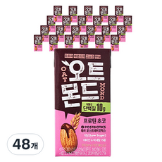 롯데칠성음료 오트몬드 프로틴 초코, 48개, 190ml