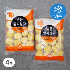 마당발 탈피감자 (냉동), 1kg, 4개