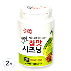 삼육 식물성 참맛시즈닝 조미료, 230g, 2개