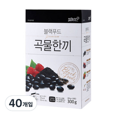 블랙푸드 곡물한끼 선식, 300g, 4개