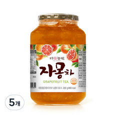 다농원 자몽차, 2kg, 5개