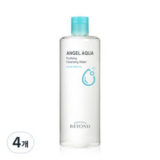 비욘드 엔젤아쿠아 퓨리파잉 클렌징워터, 500ml, 4개
