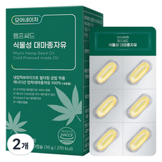 모어네이처 햄프씨드 식물성 대마종자유, 30정, 2개