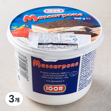 이고르 마스카포네, 500g, 3개