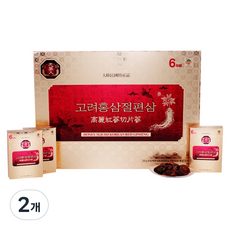 高麗紅蔘切片 10入 紅蔘片, 2個, 200g