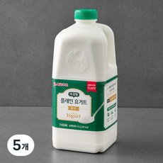 서울우유 더 진한 순수 플레인 요거트, 1.8L, 5개