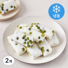 자농의뜨락 완두백설기 (냉동), 1kg, 2개