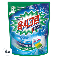 옥시크린 표백제 분말형, 3kg, 4개
