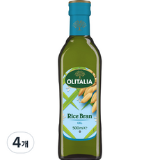 올리타리아 쌀눈유, 500ml, 4개
