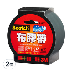 3M Scotch 防水布膠帶，特殊布紋，輕鬆手撕，超耐用, 2個