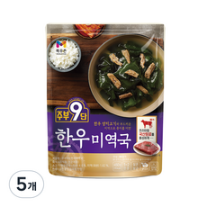 주부9단 목우촌 한우 미역국, 450g, 5개