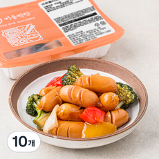 비움반찬 브로콜리소시지야채볶음, 160g, 10개