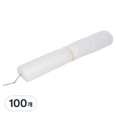담다 재활용 평판 비닐 봉투 투명, 100개, 70L 100개, 70L