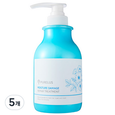 퓨어러스 모이스처 데미지 리페어 헤어트리트먼트, 5개, 500ml
