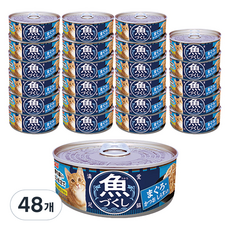챠오 이나바 고양이 생선가득캔, 48개, 60g, 혼합맛(참치/가다랑어/치어)