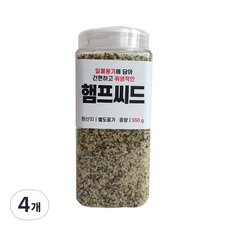 대한농산 통에담은 햄프씨드, 550g, 4개