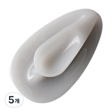 체리하우스 국산 실리콘 뷰티 클렌징 브러쉬, 그레이, 5개