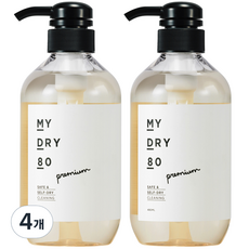 라비킷 마이드라이80 세탁세제 본품, 480ml, 4개
