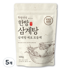 한방선생 삼계탕 재료, 100g, 5개