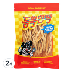 붐붐포 강아지 듬뿍한팩 대용량 수제간식, 황태, 130g, 2개