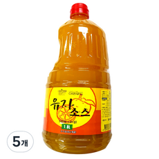 이엔푸드 유자 소스, 1.8L, 5개