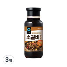 청정원 소갈비양념, 500g, 3개