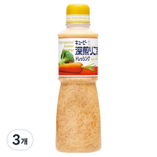 kewpie 深焙芝麻沙拉醬, 600ml, 3個