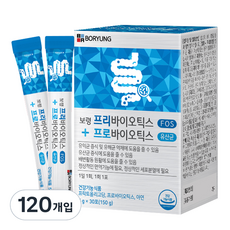 보령 프리바이오틱스 프로바이오틱스 유산균, 120개, 5g