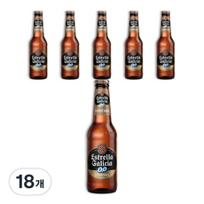 Estrella Galicia 0.0 Tostada瓶裝無酒精啤酒風味飲, 18個, 250ml