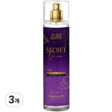 아리스 향수 바디미스트 시크릿드림, 250ml, 3개
