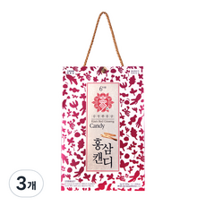 Kim's Red Ginseng 紅參糖 83包入, 3個, 500g