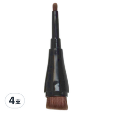 Lumina 露蜜 A24雙功能基礎粉底刷, BB霜/CC霜適用, 遮瑕刷頭, L-BA24, 4支