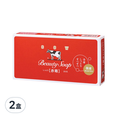 COW STYLE 牛乳石鹼 牛乳香皂 玫瑰滋潤 3個, 90g, 6個