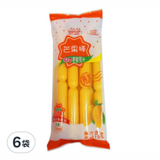 晶晶 芒果棒冰棒, 8支裝, 果汁含量未達10%, 680g, 6袋