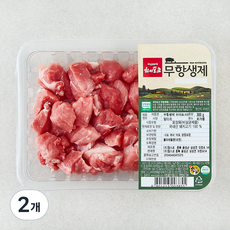 하이포크 무항생제 인증 한돈 앞다리 찌개용 (냉장), 2개, 300g