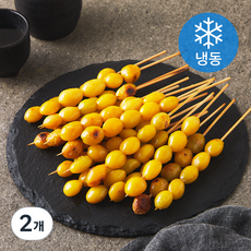 냉동은행 꼬치 탈피 (냉동), 2개, 400g