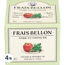 프레벨롱 국산 과일퓨레, 혼합맛(사과/비타민채소), 200g, 2개