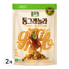 풀무원 통그래놀라 저당 귀리 앤 넛츠, 300g, 2개