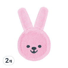 [쿠팡수입] MAM Oral Care Rabbit 아기 신생아 멸균 이앓이 구강티슈 핑크, 2개, 39g