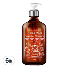 Kori In J Island Kids+Mom 親子舒敏潔面露, 300ml, 6瓶