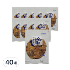 서울지앤이 구운 순살 쥐포, 36g, 40개