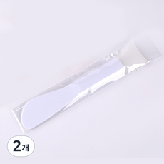 주앙오브제 스톰 실리콘미용브러쉬, 02 흰색 opp 가방, 2개