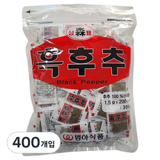 삼표 일회용 흑후추 가루, 1.5g, 400개입