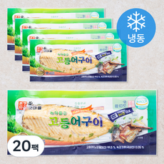 본갯마을 녹차품은 고등어구이 (냉동), 소 70g, 20개
