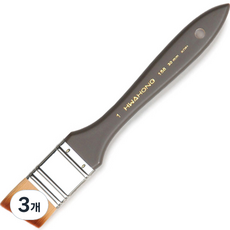HWAHONG 華虹 背景用斜角刷 158, 3個, 1