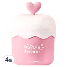 FANCY LIFE 洗臉起泡器, 粉色, 4個 - 快速起泡，溫和清潔毛孔
