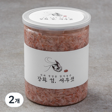 한끼젓갈 국산 강화섬 새우젓, 1kg, 2개