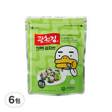 廣川海苔 KAKAO FRIENDS 海苔酥 40公克, 40g, 6包